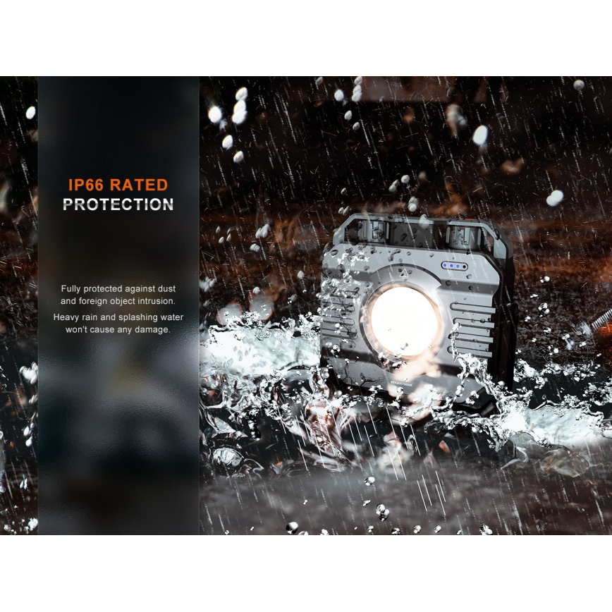 Fenix CL28R - LED Ljusreglerad uppladdningsbar strålkastare med en strömbank LED/USB IP66 2000 lm 360 h 10000 mAh