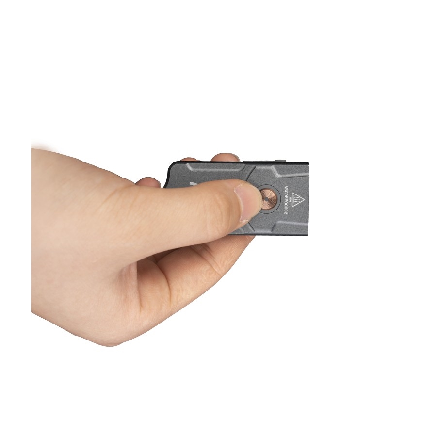 Fenix E03RV20GREY - LED uppladdningsbar ficklampa LED/USB IP66 500 glansig 30 h 400 mAh