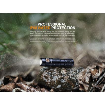 Fenix E05RBLC - LED laddningsbar Fick lampa  LED/USB IP68 400 lm 30 h