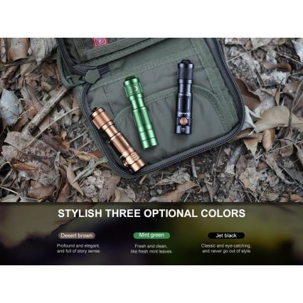 Fenix E05RBLC - LED laddningsbar Fick lampa  LED/USB IP68 400 lm 30 h