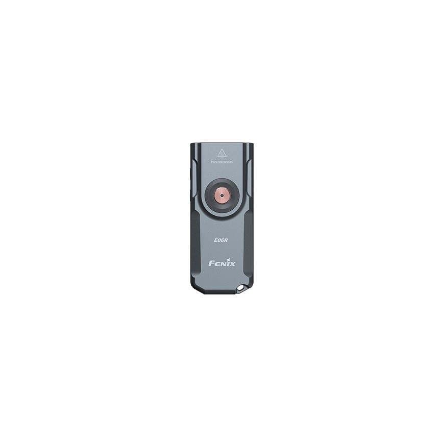 Fenix E06RGRY - LED Ljusreglerad uppladdningsbar ficklampa UV LED/USB IP66 700 glansig 60 h 750 mAh grå