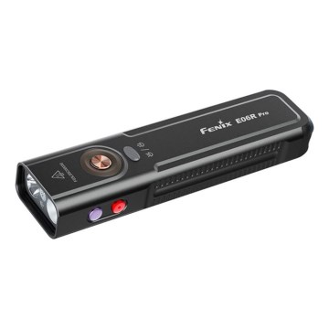 Fenix E06RPROEUBLC - dimbar uppladdningsbar LED-ficklampa LED/USB 1650 mAh IP66 1600 lm 111 h svart