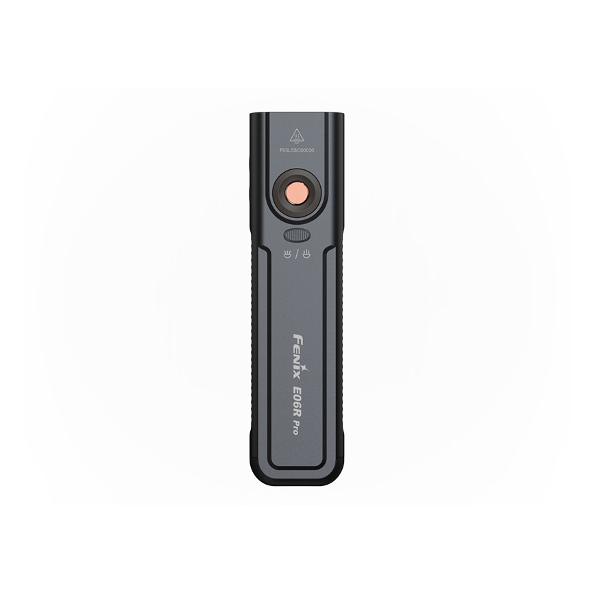 Fenix E06RPROEUBLC - dimbar uppladdningsbar LED-ficklampa LED/USB 1650 mAh IP66 1600 lm 111 h svart