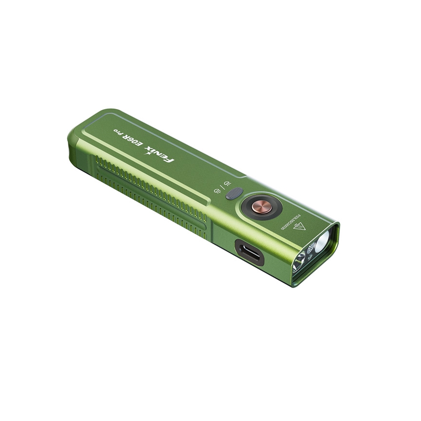 Fenix E06RPROEUOLI - LED-dimmbar uppladdningsbar ficklampa LED/USB 1650 mAh IP66 1600 lm 111 h grön
