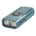 Fenix E06RTKS - LED Ljusreglerad uppladdningsbar ficklampa UV LED/USB IP66 700 lm 60 h 750 mAh turkos