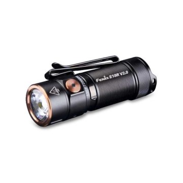 Fenix E18RV20800 - Dimbar uppladdningsbar LED-ficklampa LED/USB/1xCR123A 800 mAh IP68 1200 lm 200 h svart