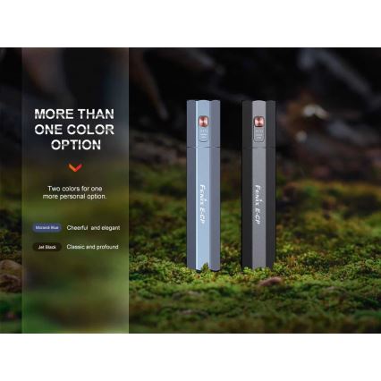 Fenix ECPBLUE - LED uppladdningsbar ficklampa med powerbank USB IP68 1600 lm 504 h 5000 mAh blå