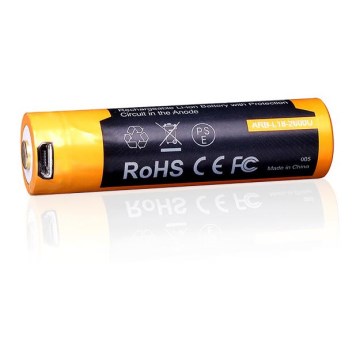 Fenix FE18650LI26USB - 1 st USB-laddningsbart batteri/3,6V 2600 mAh