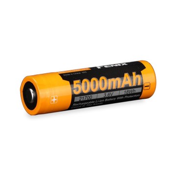 Fenix FE21700V20 - 1 st uppladdningsbart 21700-batteri, 3,6 V, 5000 mAh