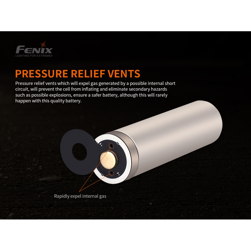 Fenix FE21700V20 - 1 st Uppladdningsbart batteri 21700/3,6V 5000 mAh