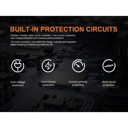 Fenix FENARED1 - Batteriladdare 1xLi-ion/AAA/AA/C 5V