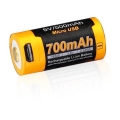 Fenix FERCR123ALIIONUP - 1 st Uppladdningsbart USB-batteri, 3,6 V, 700 mAh