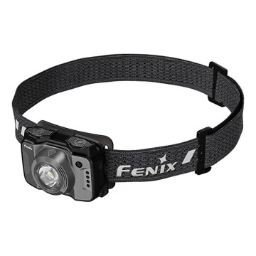 Fenix HL12RV20BLC - dimbar uppladdningsbar pannlampa, LED/USB, 950 mAh, IP66, 500 lm, 112 h, svart