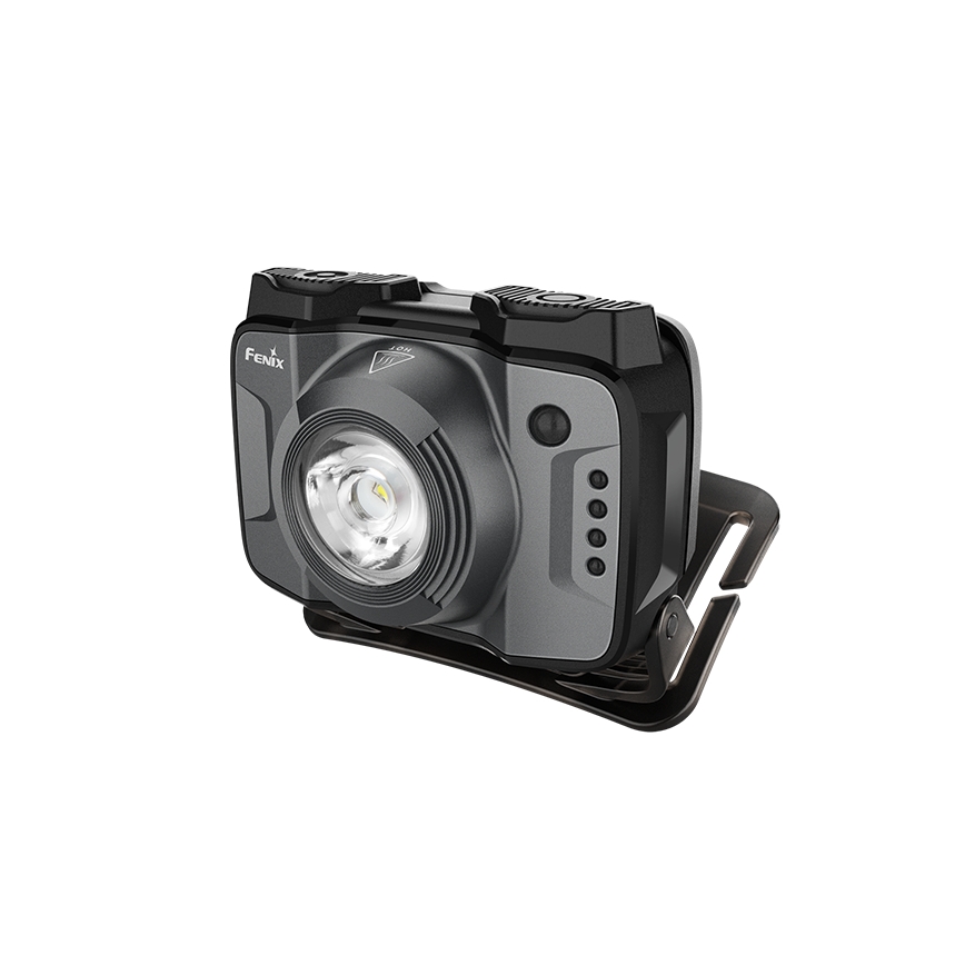 Fenix HL12RV20BLC - dimbar uppladdningsbar pannlampa, LED/USB, 950 mAh, IP66, 500 lm, 112 h, svart