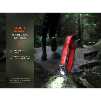 Fenix HL16V2GRN - LED Pannlampa LED/3xAAA IP66 450 lm 200 h grön