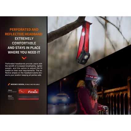 Fenix HL16V2PIN - LED Pannlampa LED/3xAAA IP66 450 lm 200 h rosa