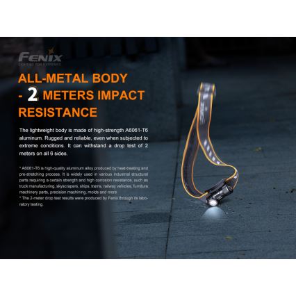 Fenix HM50RV20 - LED uppladdningsbar pannlampa 3xLED/USB/1xCR123A IP68 700 glansig 120 h 700 mAh