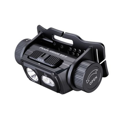 Fenix HM60RV20 - LED-dimmbar uppladdningsbar pannlampa LED/USB 4000 mAh IP68 1600 lm 292 h orange