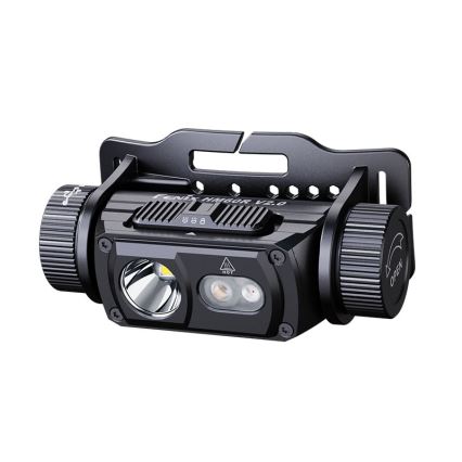 Fenix HM60RV20 - LED-dimmbar uppladdningsbar pannlampa LED/USB 4000 mAh IP68 1600 lm 292 h orange