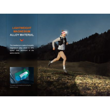 Fenix HM62TMGM - LED Ljusreglerad uppladdningsbar pannlampa LED/USB IP68 1200 glansig 280 h 3400 mAh