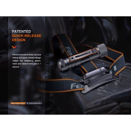 Fenix HM71R - LED uppladdningsbar pannlampa LED/USB IP68 2700 glansig 400 h 5000 mAh