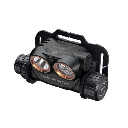 Fenix HM75RTOPAZ - LED Ljusreglerad uppladdningsbar pannlampa LED/USB IP68 1600 glansig 210 h 4000 mAh