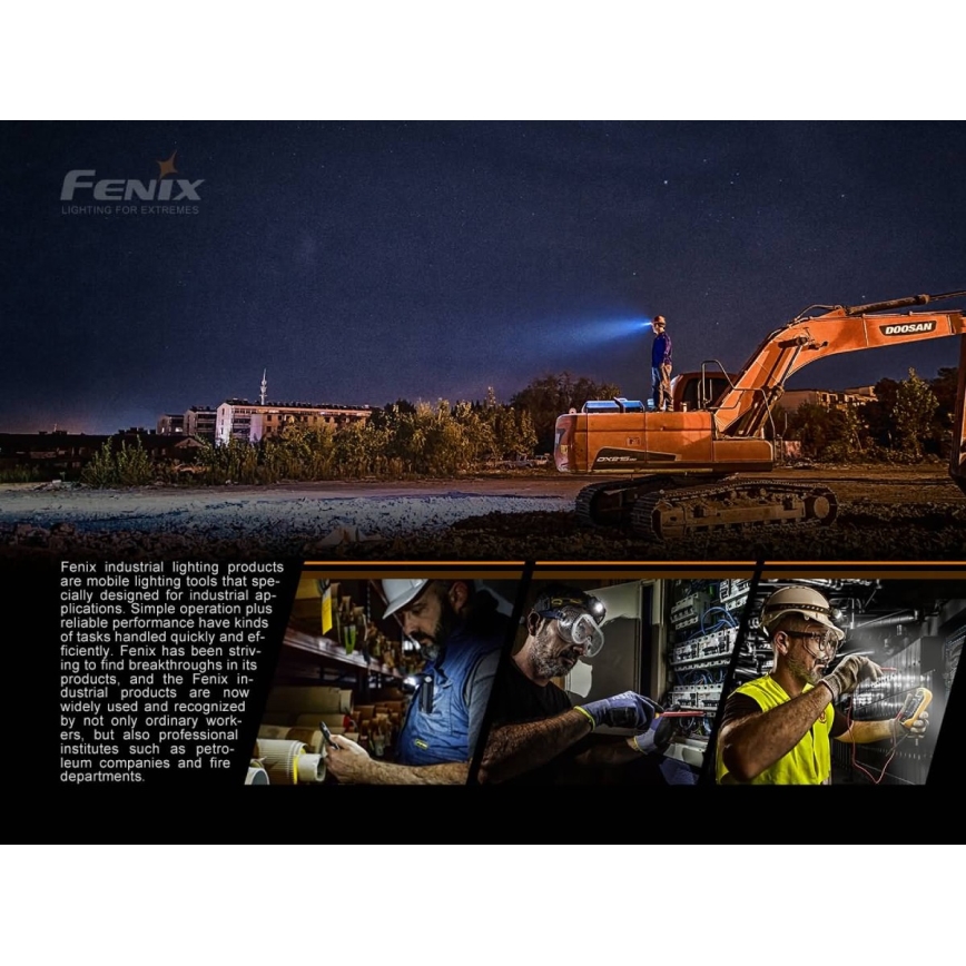 Fenix HP25RV20 - LED Ljusreglerad rechargeable headlamp 3xLED/1x21700 IP66 1600 lm 800 h