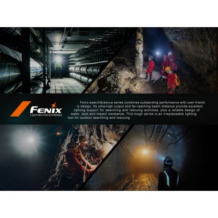 Fenix HP35R - Dimmbar uppladdningsbar LED-pannlampa LED/USB 5000 mAh IP66 4000 lm 500 h svart