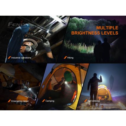 Fenix LD22V20 - LED uppladdningsbar ficklampa LED / USB IP66 800 lm 220 timmar