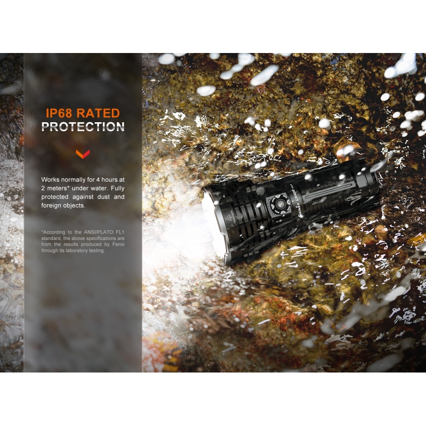 Fenix LR40RV20 - LED uppladdningsbar ficklampa LED/USB IP68 15000 lm 177 h 5000 mAh