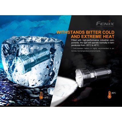 Fenix LR50R - LED laddningsbar Fick lampa  4xLED/USB IP68 12000 lm 58 h