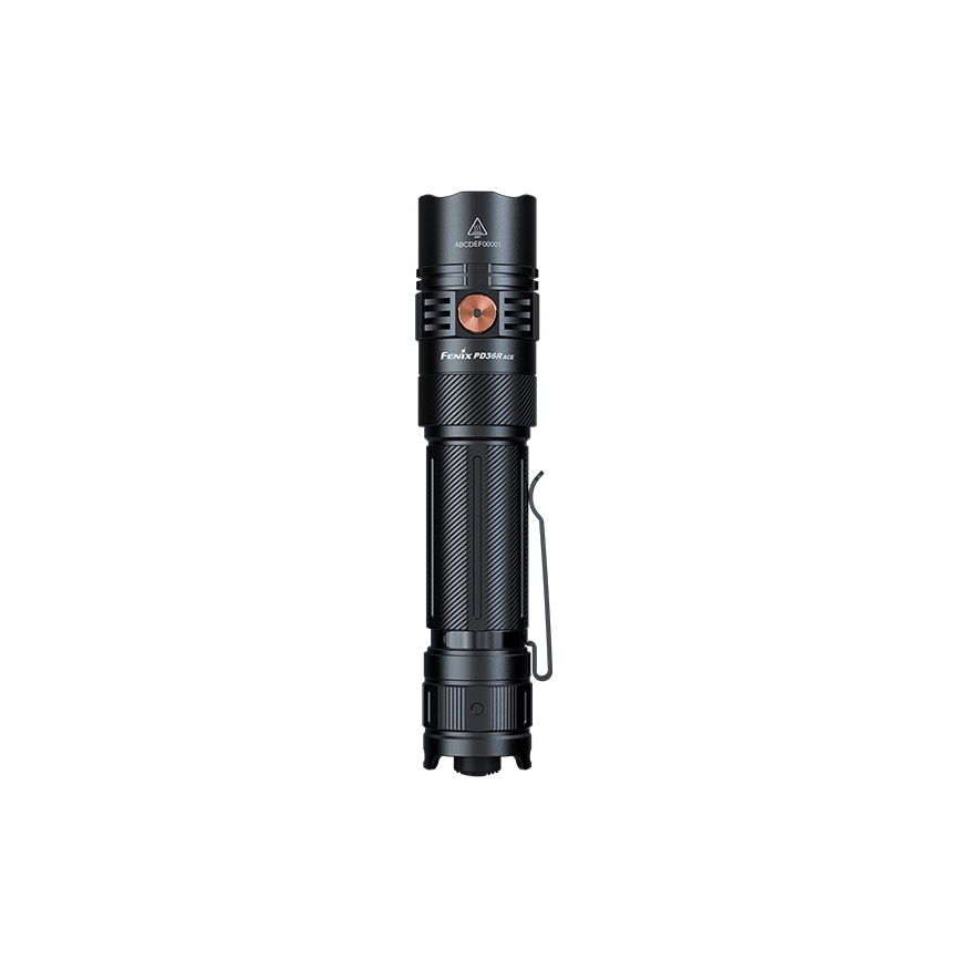 Fenix PD36RACE - dimbar uppladdningsbar LED-ficklampa LED/USB 5000 mAh IP68 3000 lm 63,45 h svart