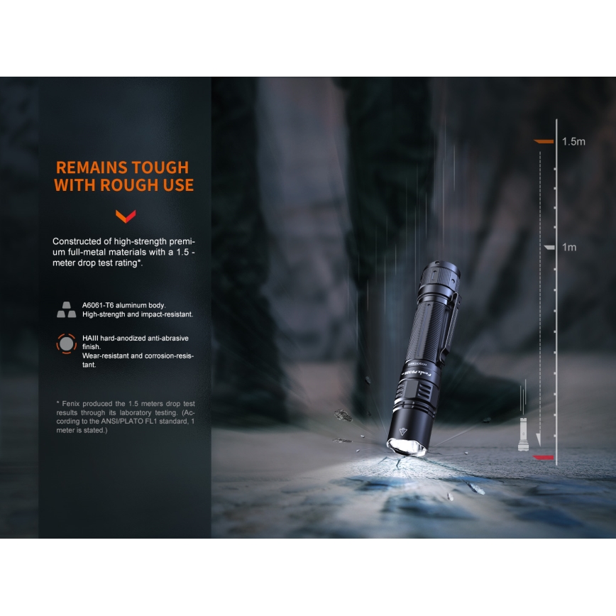 Fenix PD36RPRO - LED Taktisk uppladdningsbar ficklampa LED/USB IP68 2800 lm 42 h 5000 mAh