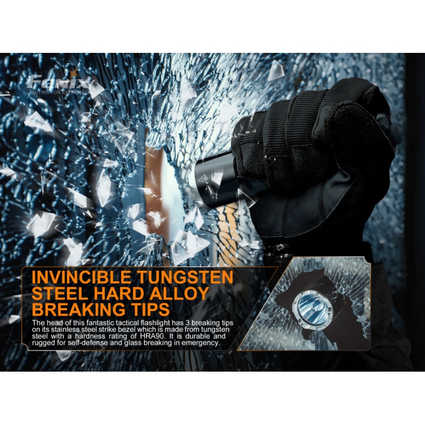 Fenix TK16V20 - LED laddningsbar Fick lampa  LED/1x21700 IP68 3100 lm 43 h