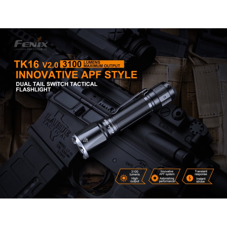 Fenix TK16V20 - LED laddningsbar Fick lampa  LED/1x21700 IP68 3100 lm 43 h