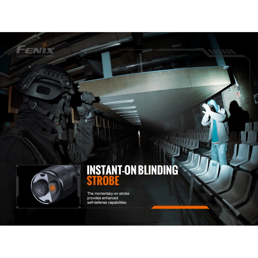 Fenix TK20RV20 - LED Taktisk uppladdningsbar ficklampa LED / USB IP68 3000 lm 48 timmar