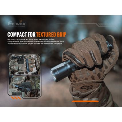 Fenix TK20RV20 - LED Taktisk uppladdningsbar ficklampa LED / USB IP68 3000 lm 48 timmar