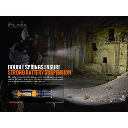 Fenix TK20RV20 - LED Taktisk uppladdningsbar ficklampa LED / USB IP68 3000 lm 48 timmar