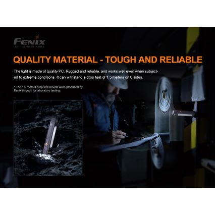 Fenix WT16R - LED laddningsbar Fick lampa  2xLED/USB IP66 300 lm 30 h