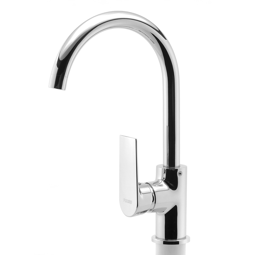 FERRO - Köksblandare ALGEO SQUARE blank krom