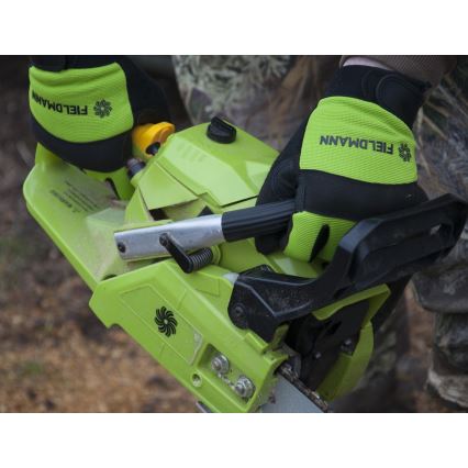 Fieldmann - Arbetshandskar XL svart/grön