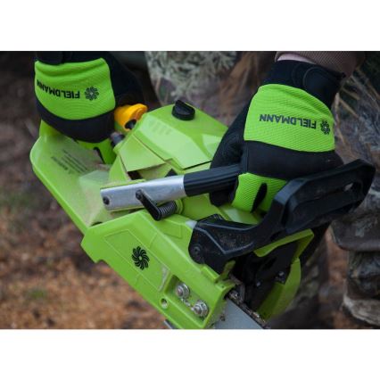 Fieldmann - Arbetshandskar XXL svart/grön