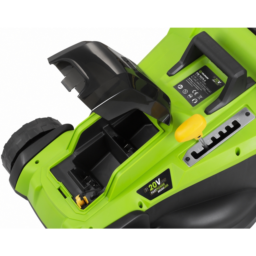 Fieldmann - Batteridriven gräsklippare 2x20V