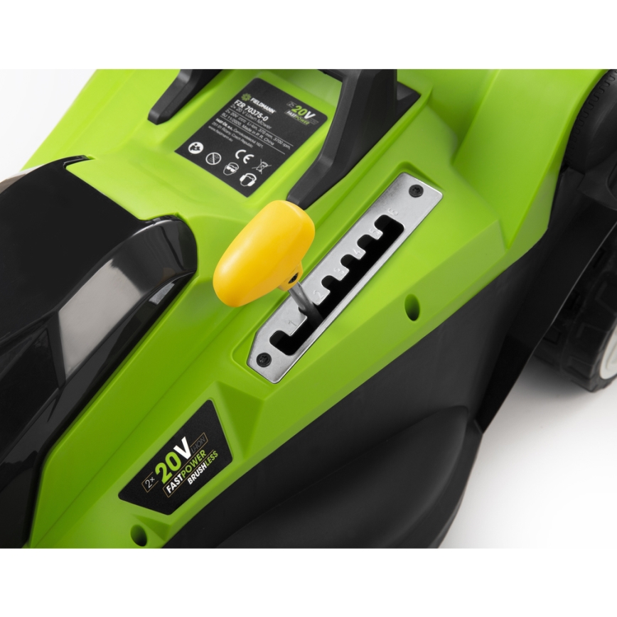 Fieldmann - Batteridriven gräsklippare 2x20V