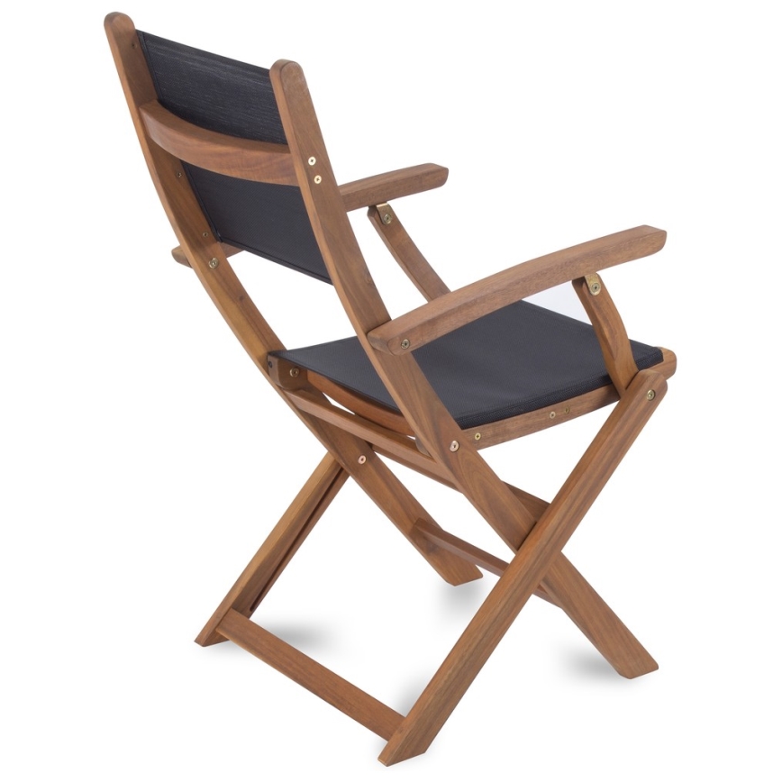 Fieldmann - Fällbar trädgårdsstol akacia