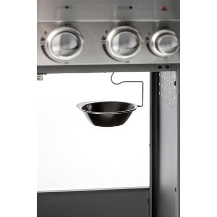 Fieldmann - Gasolgrill 5-brännare matt krom