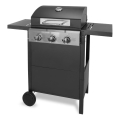 Fieldmann - Gasolgrill med 3 brännare svart