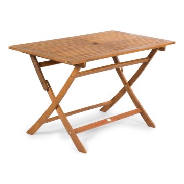 Fieldmann - Hopfällbart trädgårdsbord 120x70 cm akacia