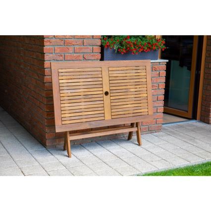 Fieldmann - Hopfällbart trädgårdsbord 120x70 cm akacia