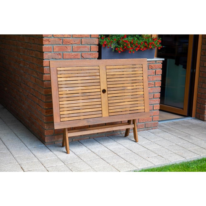 Fieldmann - Hopfällbart trädgårdsbord 120x70 cm akacia